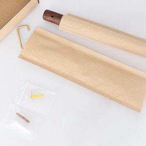 Minimalistische kapstok - Notenhout verpakking | Style D'lx - Betaalbare lifestyle luxe